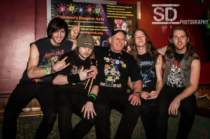 Kaine with Martin Short at their gig in Nottingham last weekend. 